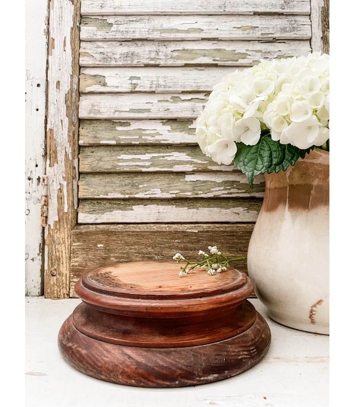 Vintage Architectural Salvage - Beautiful, Solid Wood Column Base/Riser